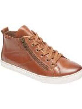 Rockport Cobb Hill Collection Willa High Top Sneakers in Brown Leather
